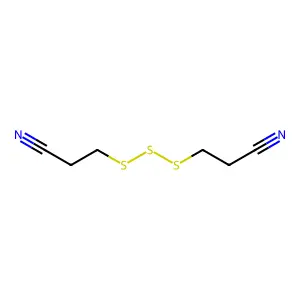 3,3'-三硫代双丙腈 structure