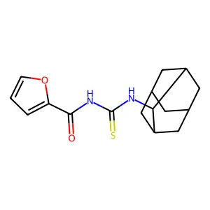 N-(2-adamantylcarbamothioyl)furan-2-carboxamide structure