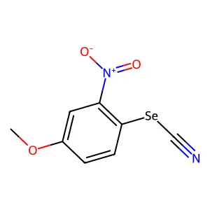 硒氰酸4-甲氧基-2-硝基苯酯 structure