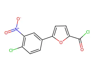 5-(4-Chloro-3-nitrophenyl)-2-furoyl chloride structure