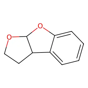 Furo(2,3-b)benzofuran, 2,3,3a,8a-tetrahydro- structure