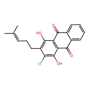Anthrasesamone C structure