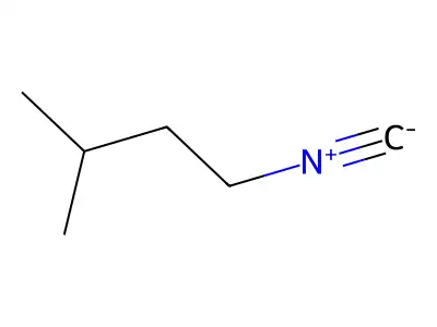 1-Isocyano-3-methylbutane structure