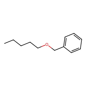 Benzene, [(pentyloxy)methyl]- structure