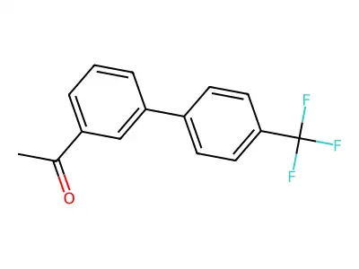 3-Acetyl-4'-(trifluoromethyl)biphenyl structure