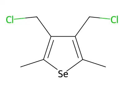 3,4-Bis(chloromethyl)-2,5-dimethylselenophene structure