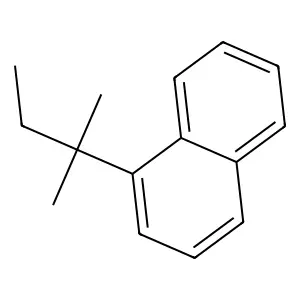 1-(2-Methylbutan-2-yl)naphthalene structure