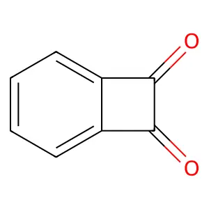 Bicyclo[4.2.0]octa-1,3,5-triene-7,8-dione structure