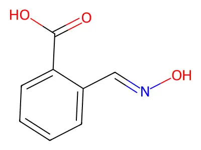 2-[(Hydroxyimino)methyl]benzoic acid structure