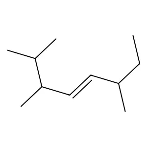 4-Octene, 2,3,6-trimethyl- structure