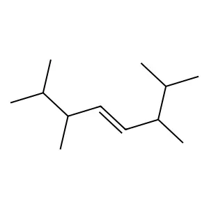 2,3,6,7-Tetramethyloct-4-ene structure