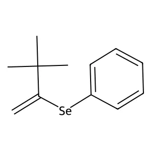 [(3,3-Dimethylbut-1-en-2-yl)selanyl]benzene structure