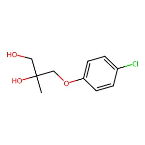1,2-Propanediol, 3-(p-chlorophenoxy)-2-methyl- structure
