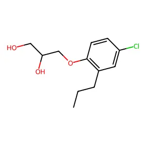 3-(4-Chloro-2-propylphenoxy)propane-1,2-diol structure
