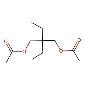 1,3-Propanediol, 2,2-diethyl-, diacetate structure