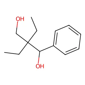 1,3-Propanediol, 2,2-diethyl-1-phenyl- structure