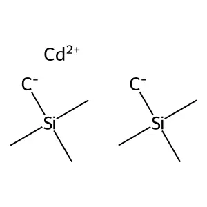 Cadmium, bis(trimethylsilyl)methyl)- structure