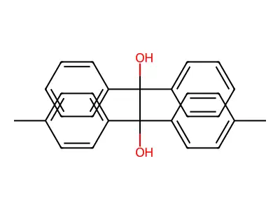 1,1-Diphenyl-2,2-DI(P-tolyl)-1,2-ethanediol structure