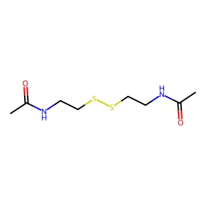 N,N'-(二硫代二亚乙基)双乙酰胺 structure