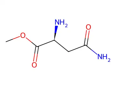 Methyl 2-amino-3-carbamoylpropanoate structure