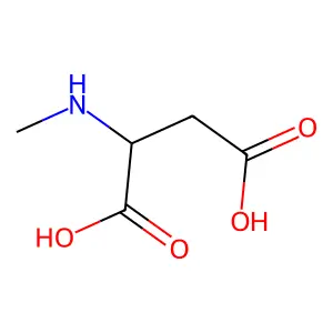 N-甲基-D-天冬氨酸 structure