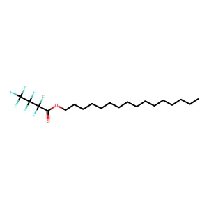 Hexadecyl heptafluorobutanoate structure