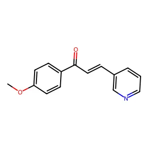 2-Propen-1-one, 1-(4-methoxyphenyl)-3-(3-pyridinyl)- structure