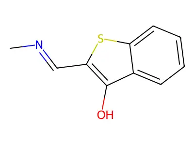 2-(Methylaminomethylidene)-1-benzothiophen-3-one structure