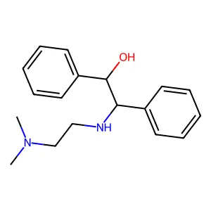 2-((2-(Dimethylamino)ethyl)amino)-1,2-diphenylethanol structure