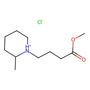 Methyl 4-(2-methylpiperidin-1-yl)butanoate--hydrogen chloride (1/1) structure