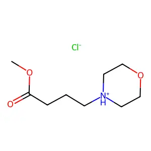 Methyl 4-(morpholin-4-yl)butanoate--hydrogen chloride (1/1) structure
