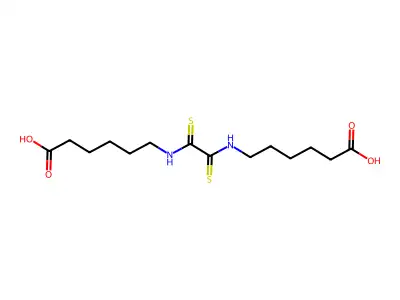 Oxamide, N,N'-bis(5-carboxypentyl)dithio- structure