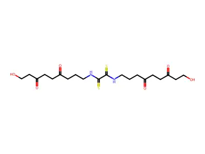 Oxamide, N,N'-bis(4,7-dioxo-9-hydroxynonyl)dithio- structure