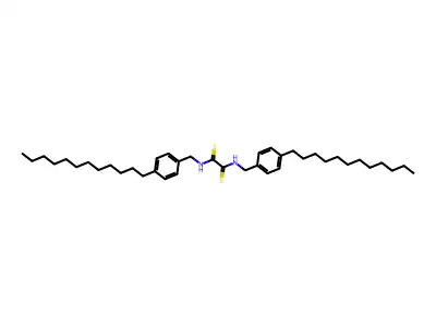 Oxamide, N,N'-bis(p-dodecylbenzyl)dithio- structure