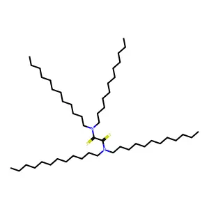 N,N,N',N'-十二烷基二硫代草酰胺 structure