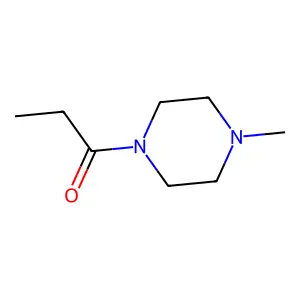 Piperazine, 4-methyl-1-propionyl- structure