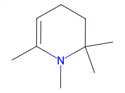 Piperidine, 2,3-didehydro-1,2,6,6-tetramethyl- structure