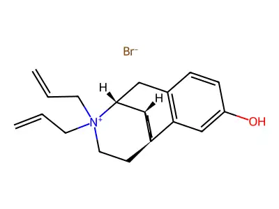N-allyl levallorphan-bromide structure