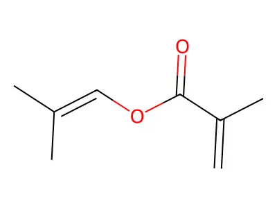 2-Methylprop-1-en-1-yl 2-methylprop-2-enoate structure