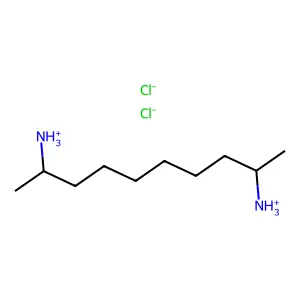 1,8-Octanediamine, 1,8-dimethyl-, dihydrochloride structure