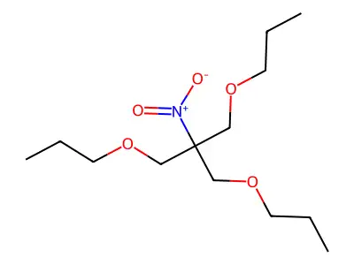 Methane, tris(propoxymethyl)nitro- structure