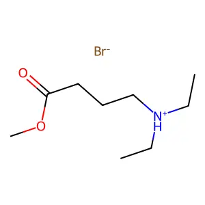 Methyl 4-(diethylamino)butanoate--hydrogen bromide (1/1) structure