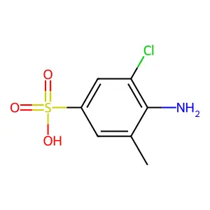 4-氨基-3-氯-5-甲基苯磺酸 structure