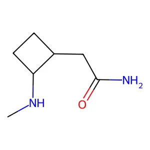 2-(甲氨基)环丁烷乙酰胺 structure