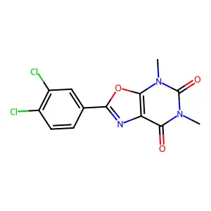 2-(3,4-Dichlorophenyl)-4,6-dimethyl-[1,3]oxazolo[5,4-d]pyrimidine-5,7-dione structure