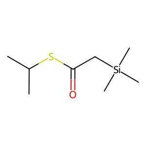 S-Propan-2-yl (trimethylsilyl)ethanethioate structure