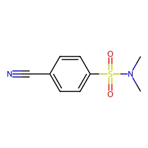 4-氰基-N,N-二甲基苯磺酰胺 structure