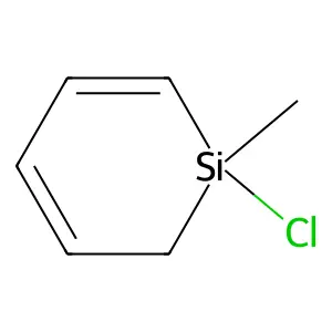 Silacyclohexa-2,4-diene, 1-chloro-1-methyl- structure