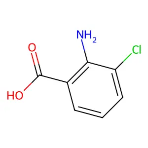 2-氨基-3-氯苯甲酸 structure