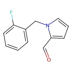 1-(o-Fluorobenzyl)pyrrole-2-carboxaldehyde structure